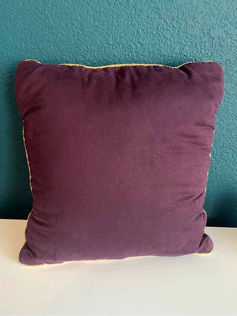 Harry Potter HP Purple Golden Snitch Hogwarts Pillow Cushion
